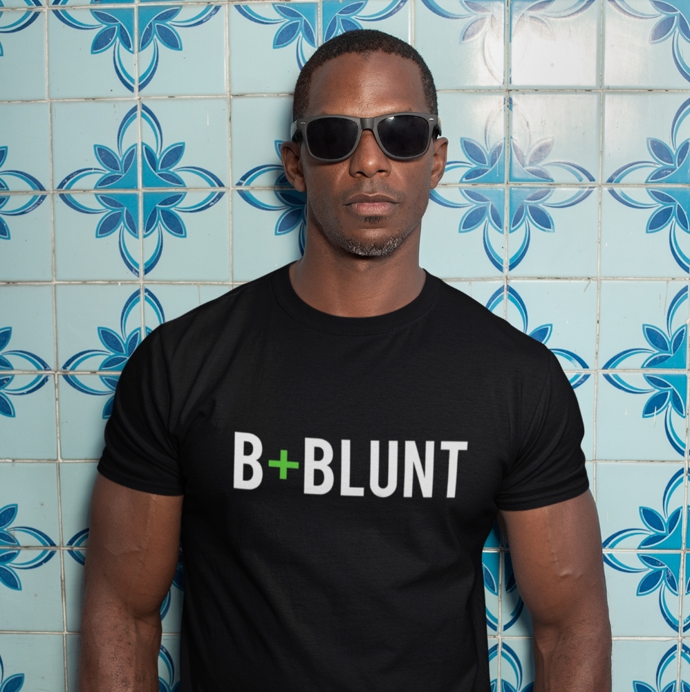 B+Blunt Unisex Polyester Athletic T-Shirt L-2XL Be Blunt Streetwear Shirt NEW